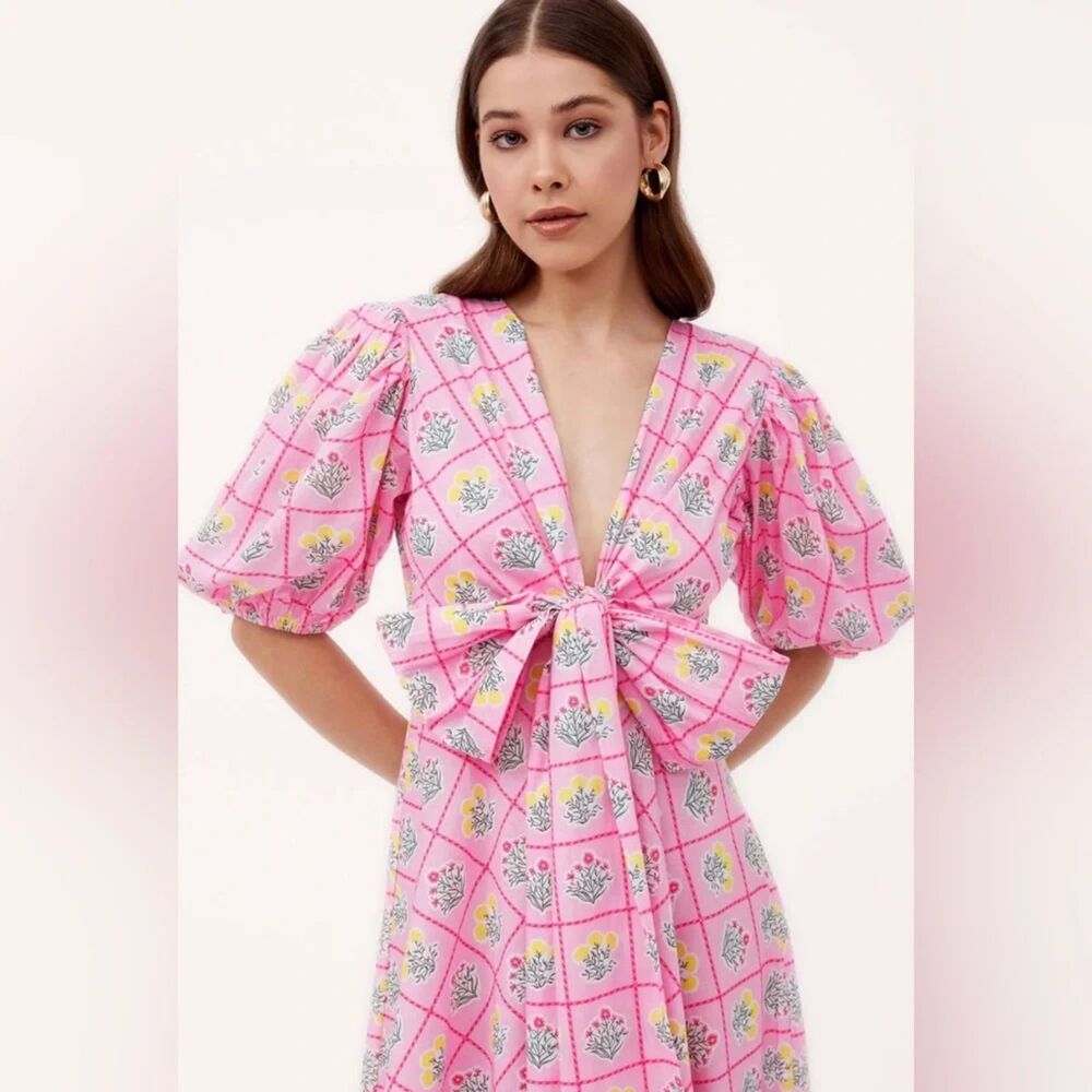 Beyond by Vera Lola Positano Blush Dress size L - Picture 2 of 13